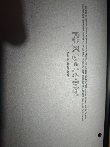 Imagen 4 de 4 de Macbok Air A1369 Desarme