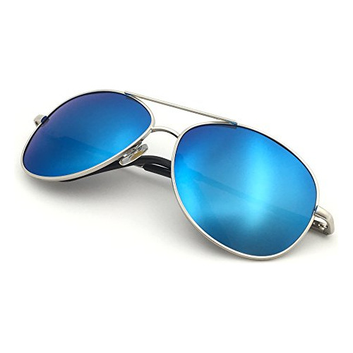 Gafas De Sol Aviador Polarizadas, Protección Uv 100%
