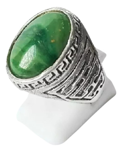 Jade Anillo Plata Macizo Estimula Tu Creatividad Mod Arabic