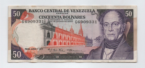Venezuela 50 Bolivares 1977