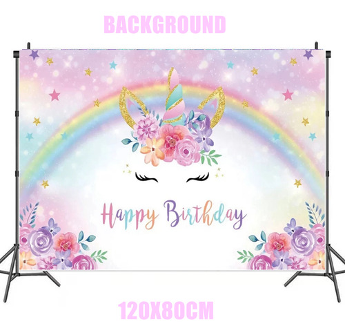 Servilleta Con Globos Para Vajilla Con Diseño De Unicornio,