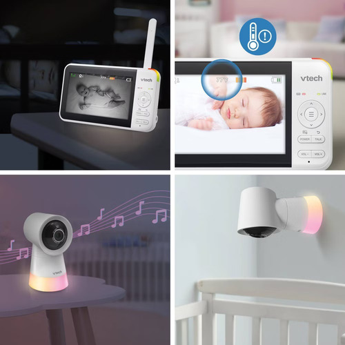 Vtech Vm5266 Babá Eletrônica Com Monitor 5 Polegadas
