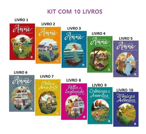 Coleção 10 Livros Anne With An E 