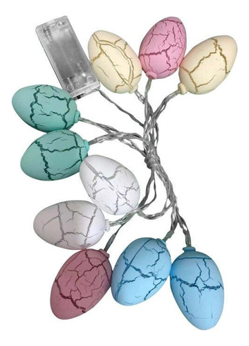 Cadena De Luces Con Forma De Huevos De Pascua, Lámparas Que