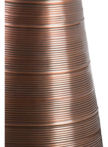 Simpli Home Sheridan Metal Acento Mesa Cobre