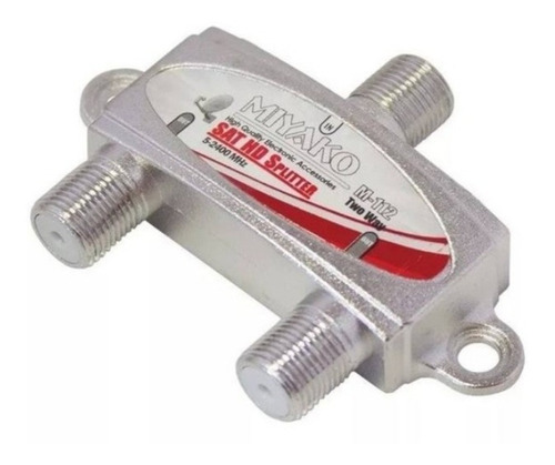 Splitter Divisor De Señal Coaxial De 2 Vías 5-2400mhz Alta 