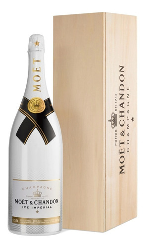 Moet Chandon Ice Imperial Jeroboam 3 Litros - Cofre Madera