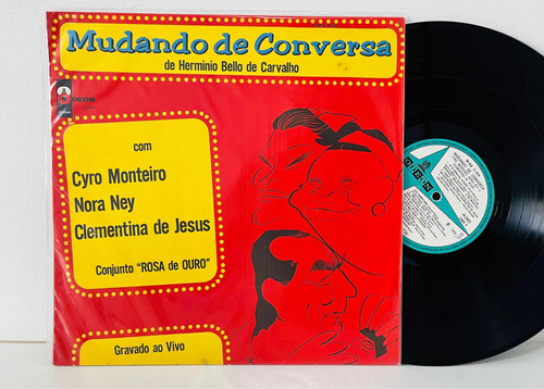 Lp Mudando De Conversa Hermínio Clementina Jesus Odeon 1968