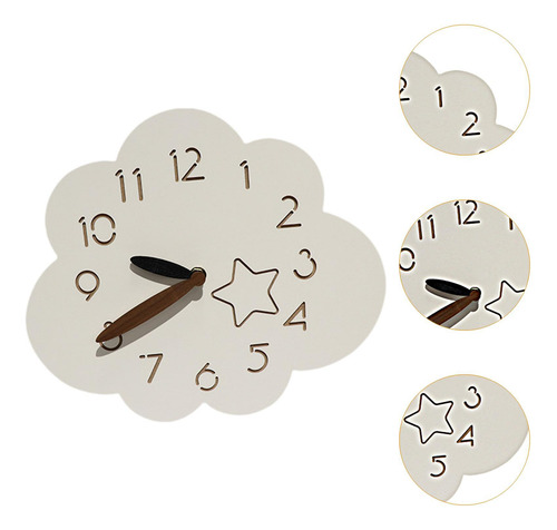 Reloj De Pared Con Diseño De, Con Patrón De Estrellas