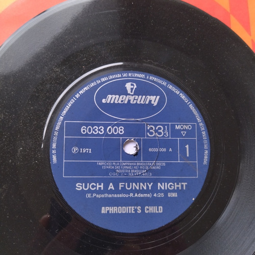 Aphrodite's Child Such A Funny Night Vinil Rock Progressivo | Parcelamento sem juros Aphrodite's Child Such A Funny Night Vinil Rock Progressivo | Parcelamento sem juros