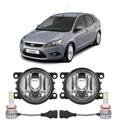 Juego 2 Faro Auxiliar Antinieblas Focus 2008/2012 + Cree Led