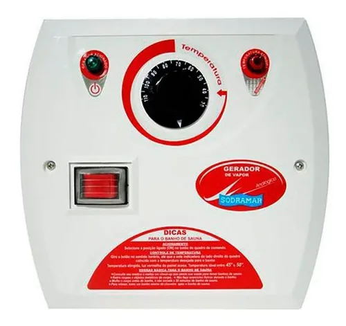 comprar Quadro De Comando Analógico Sauna Vapor 6kw E 9kw Sodramar
