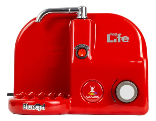 Purificador Blueoxi S/ Gelar, Alcaliniza, Ioniza E C/ Ozônio Cor Vermelho 220v