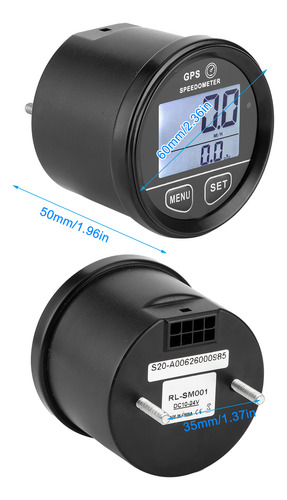 Medidor Digital Lcd, 2,36 Pulgadas, Dc1024 V, Gps, Velocíme