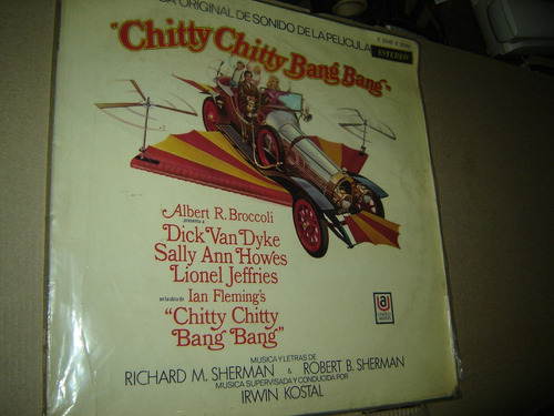 Chitty Chitty Bang Bang -dick Van Dyke Y S.a Howes Vinilo Lp