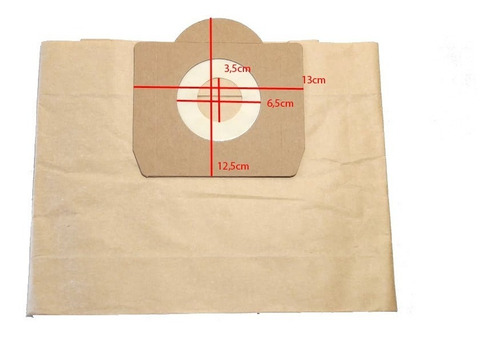 Imagen 3 de 4 de Bolsas Papel Aspiradora Karcher Nt/20 5 Unidades Compatible