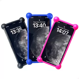 Capinha P/ iPhone 11 Kit 03 Capa Samsung Silicone Flexível