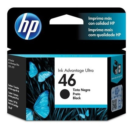 Imagen 3 de 3 de Cartucho De Tinta Hp 46 Negro Cz637al