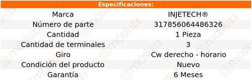 1- Sensor Tps Acelerador Ford Ranger V6 3.0l 98/01 Injetech