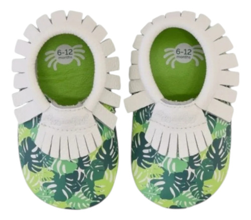 Mocasines Para Bebe De Piel 6 - 12 Meses