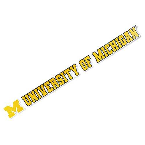 Calcomanía De Universidad De Michigan Wolverines Um U ...