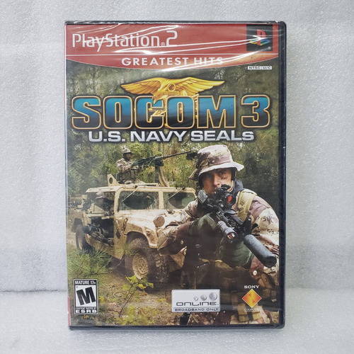 Socom 3 Us Navy Seals Ps2 Físico Original Novo/ Lacrado