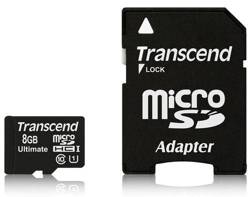 Cartão De Memória Transcend Microsdhc 8gb Classe 10 Ultimate
