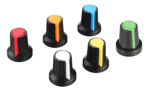 Pack 10 Potenciómetro 50k + Perilla 6mm Fselectronics