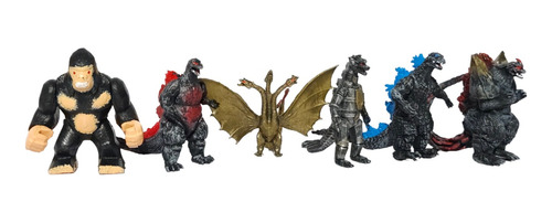 Maqueta Figuras King Kong Vs Godzilla Monstruos