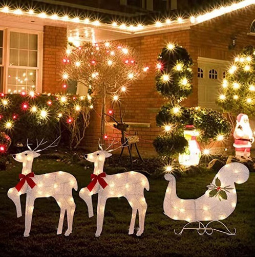 Decoración Navideña Led Luces De Navidad Decoración Reno