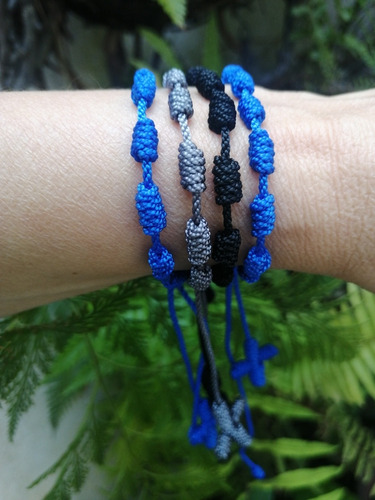 Imagen 4 de 10 de Denarios, Decenarios Pulsera En Hilo Terlenca Para Recuerdos