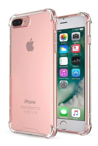 Carcasa iPhone 7 Estuche Forro Transparente Liviano Antichoq