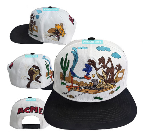 Gorra Looney Tunes La Trampa, Coyote, Correcaminos, Tazmania