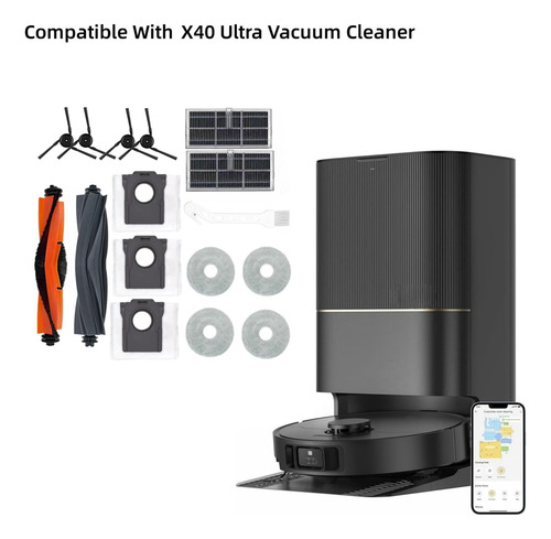 Accesorios Para X40 Ultra Robotic Vacuum Roller-fs