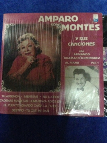 Lp Amparo Montes Y Sus Canciones 
