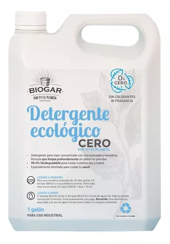 Detergente Para Ropa Cero 1gal | MercadoLibre