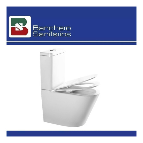 Kit Inodoro Largo + Asiento + Deposito Piazza Padova P
