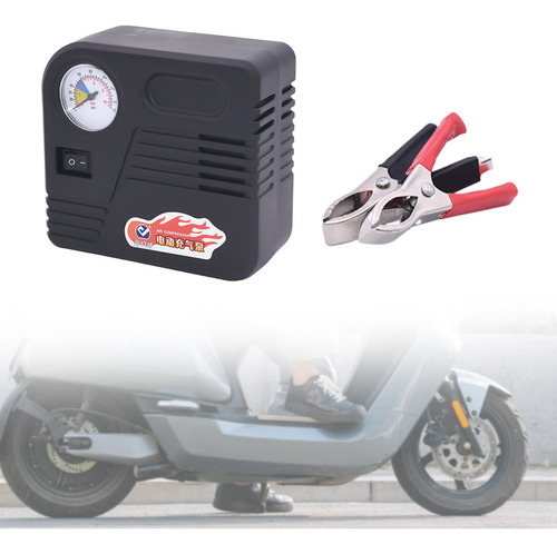 Inflador De Neumáticos De Motocicleta Con Compresor De Aire