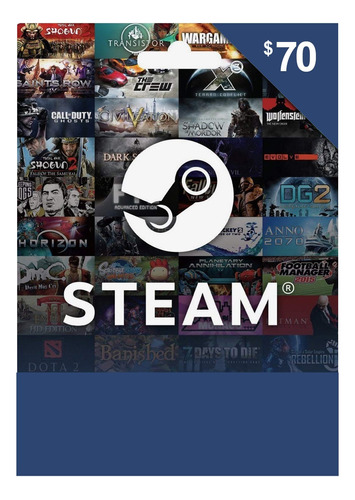 Steam 70 Tarjeta De Regalo Codigo Digital Original