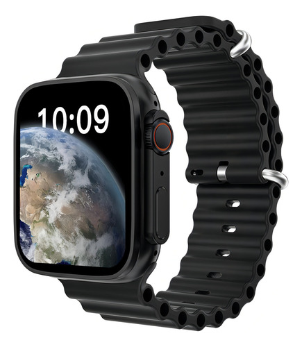 Smartband Grupo Zioni HW W68+ ULTRA PRO PLUS HW68+ ULTRA - SERIES 8 display de 2.02" con correa de sport oceano silicona deportiva con caja color negro