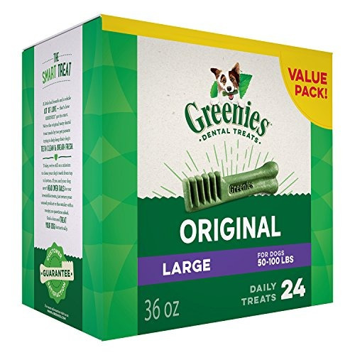 Pastillas Dentales Originales Para Perros Grandes Greenies -