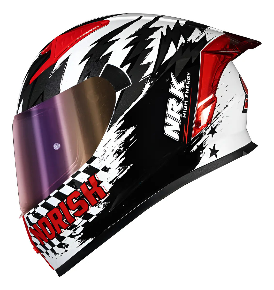 Capacete Norisk Flow Daytona Branco Tamanho Do Capacete 60