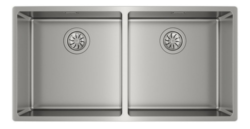 Tarja Submontar Doble Be Linea R15 2c 860 86 Cm Acero Inox