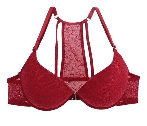 Bra Carnival 23366 Rojo, Aplicación Mesh En Espalda