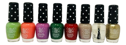 Lote De 100 Esmaltes Olé 6ml Cu Para Uñas Barnices Mayoreo 