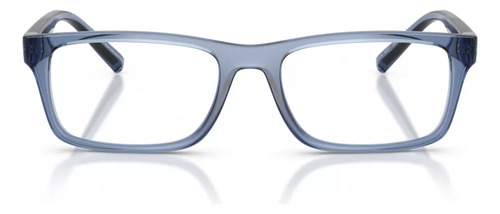 Lentes Anteojos De Vista Armazón Armani Exchange Ax3115 Color Azul Claro Talle Xl
