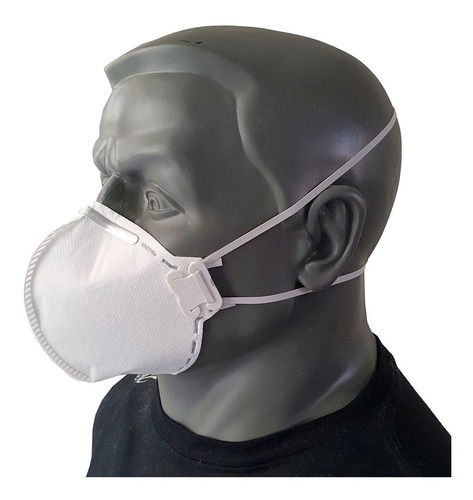 10 Máscaras N95 Proteção Respiratória Pff2 Uso Profissional