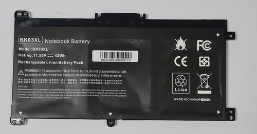 Bateria Para Hp  Bk03xl