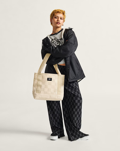 Bolso Vans Tote Pergs Midi Beige Checkerboard N/a Beige