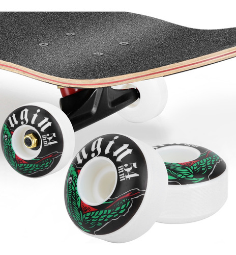 Rueda Para 4 Piezas De 54 X 32 Mm, Pu Road Skate, Tabla Larg